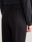 Jigsaw Twill Ponti Tapered Pant, Black product photo View 05 S