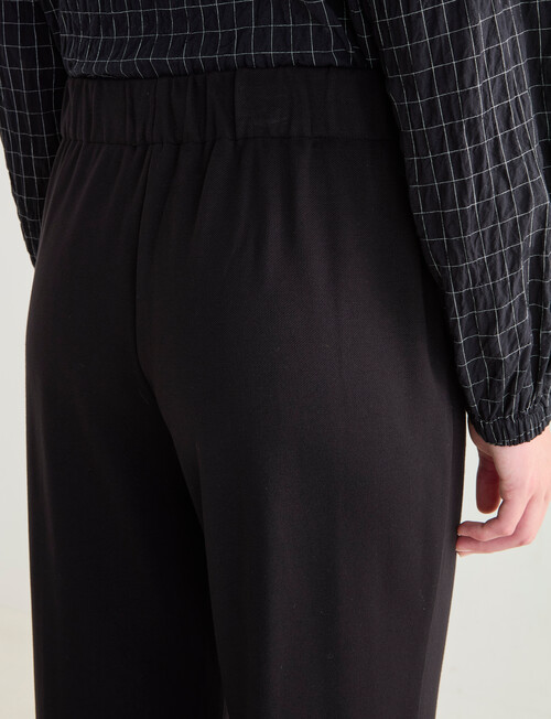 Jigsaw Twill Ponti Tapered Pant, Black product photo View 05 L