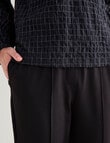 Jigsaw Twill Ponti Tapered Pant, Black product photo View 06 S