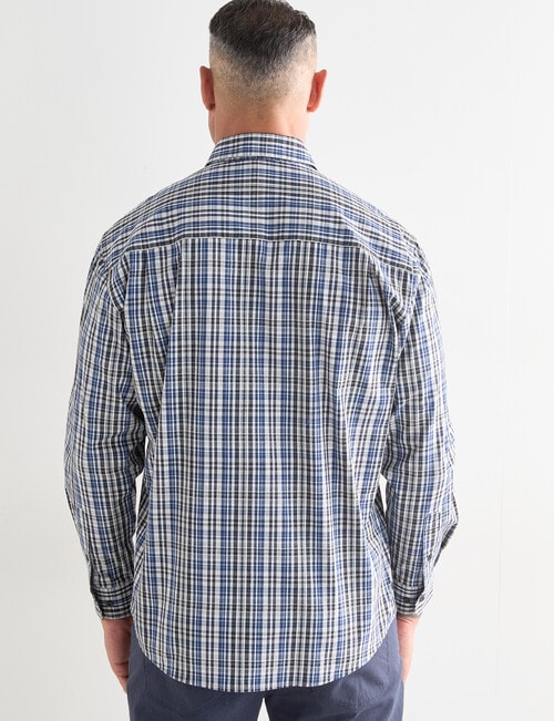 Logan Parker Long Sleeve Shirt, Charcoal product photo View 02 L