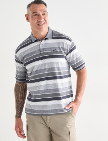 Logan Pearson Short Sleeve Polo Shirt, Navy product photo