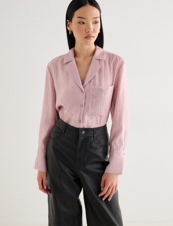 State of play Emilio Shirt, Vintage Pink product photo