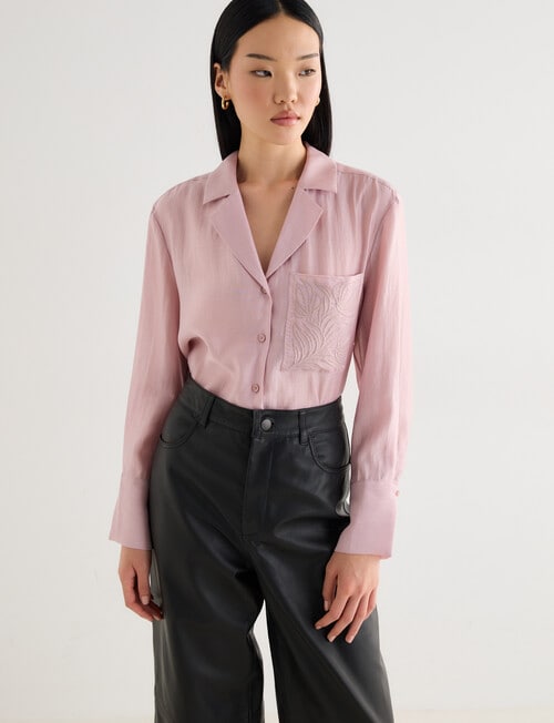 State of play Emilio Shirt, Vintage Pink product photo