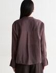 State of play Emilio Shirt, Dark Plum product photo View 02 S