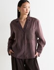 State of play Emilio Shirt, Dark Plum product photo View 05 S