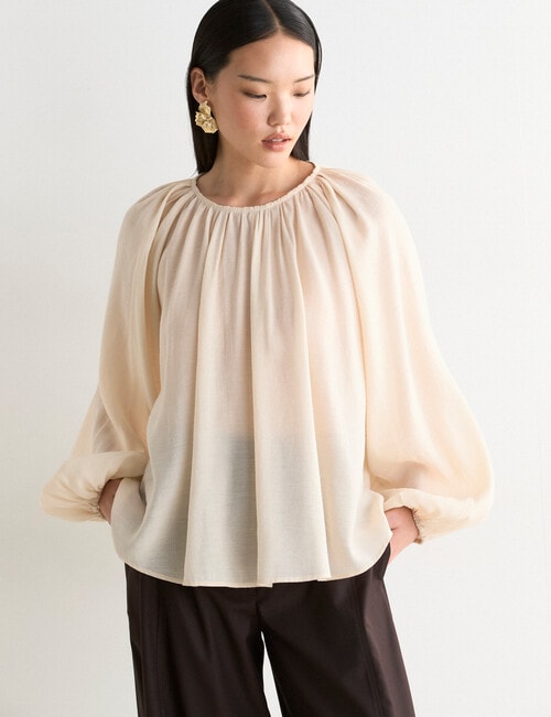 State of play Wynne Top, Vintage Pearl product photo View 05 L