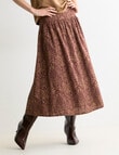 State of play Aliette Skirt, Apricity Print product photo