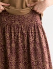 State of play Aliette Skirt, Apricity Print product photo View 04 S