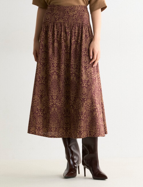 State of play Aliette Skirt, Apricity Print product photo View 05 L
