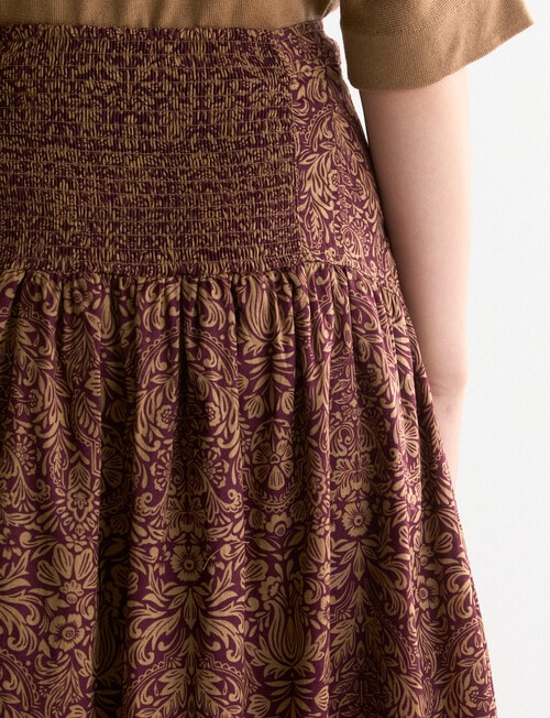State of play Aliette Skirt, Apricity Print product photo View 07 L