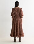 State of play Maddy Dress, Apricity Print product photo View 02 S