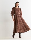 State of play Maddy Dress, Apricity Print product photo View 03 S