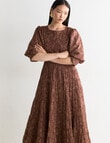 State of play Maddy Dress, Apricity Print product photo View 04 S