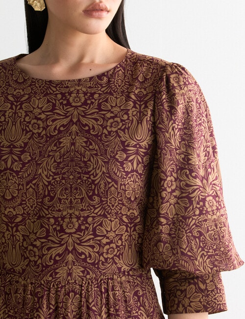 State of play Maddy Dress, Apricity Print product photo View 05 L