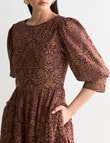 State of play Maddy Dress, Apricity Print product photo View 06 S