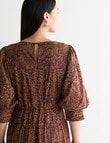 State of play Maddy Dress, Apricity Print product photo View 07 S
