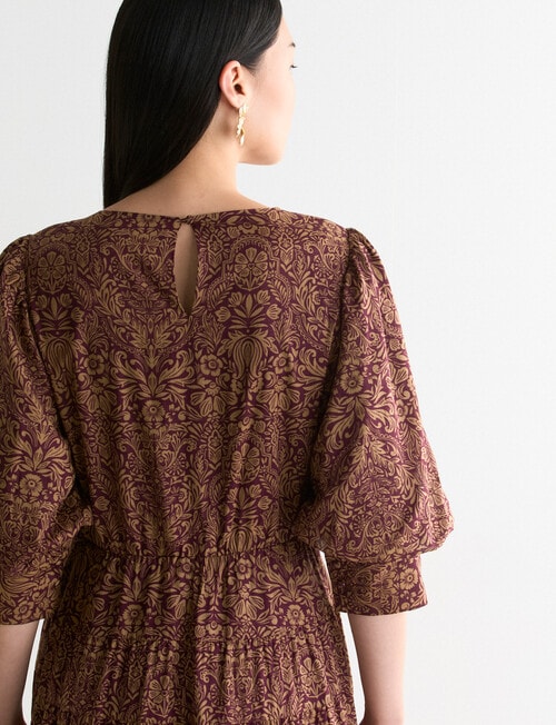 State of play Maddy Dress, Apricity Print product photo View 07 L