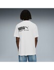 Puma Relaxed Puma Graphic Sport Tee, White product photo View 02 S