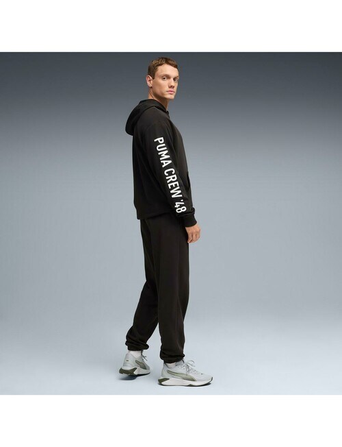Puma French Terry Graphics Hoodie, Black product photo View 03 L