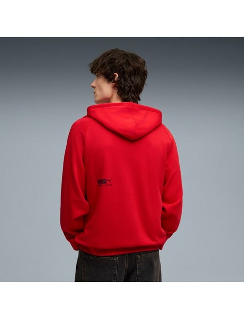 Puma Sport Hoodie, Red product photo View 02 L