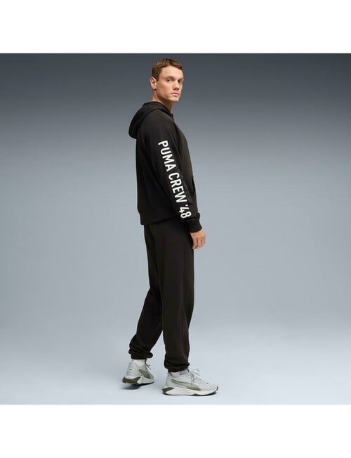 Puma French Terry Graphics Hoodie, Black product photo View 03 L