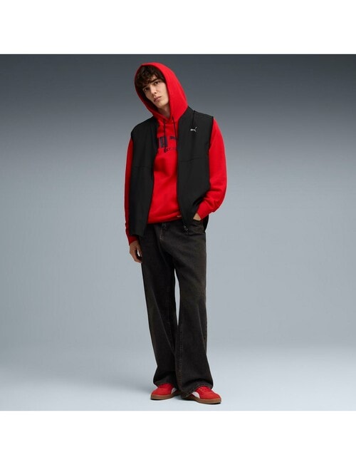 Puma Sport Hoodie, Red product photo View 03 L