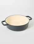 Capital Kitchen Element Cast Iron Saute Pan 28cm, Charcoal product photo View 02 S