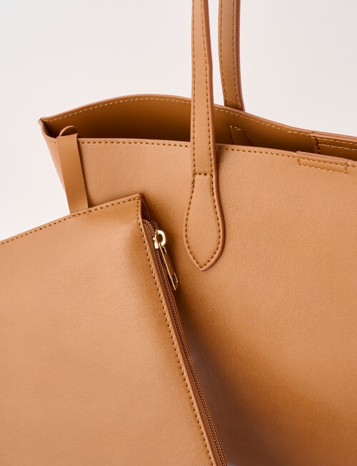 Boston + Bailey Tote Bag, Cognac product photo View 07 L