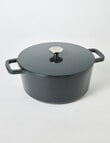Capital Kitchen Element Cast Iron Casserole 28cm, Charcoal product photo
