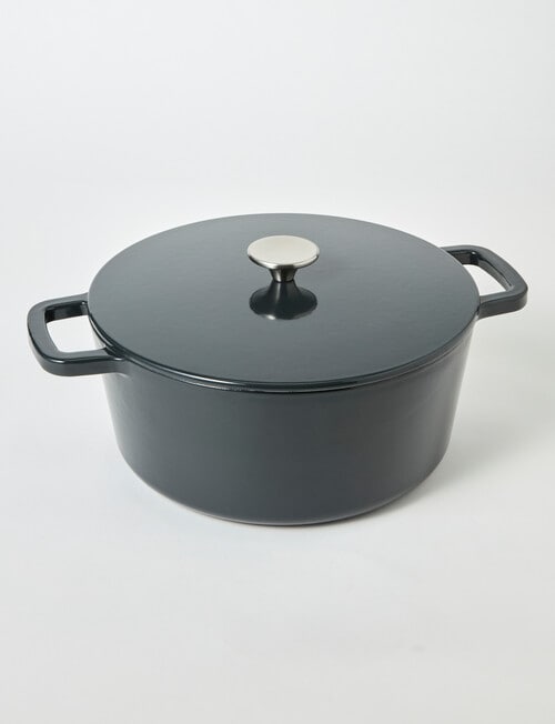 Capital Kitchen Element Cast Iron Casserole 28cm, Charcoal product photo