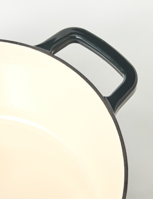 Capital Kitchen Element Cast Iron Casserole 28cm, Charcoal product photo View 04 L