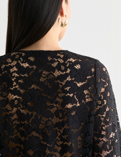 State of play Zina Lace Blouse, Black product photo View 07 L