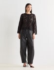 State of play Zina Lace Blouse, Black product photo View 08 S