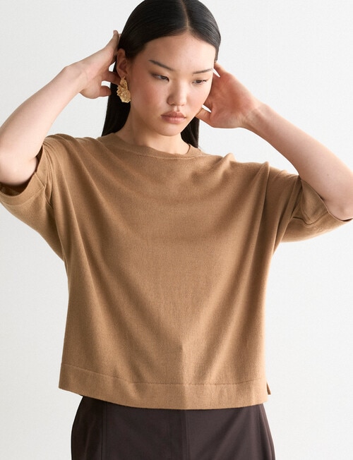 State of play Narina Merino Tee, Golden product photo