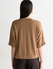 State of play Narina Merino Tee, Golden product photo View 02 S