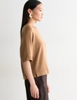 State of play Narina Merino Tee, Golden product photo View 06 S