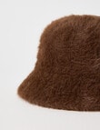 Boston + Bailey Fluffy Bucket Hat, Brown product photo View 03 S