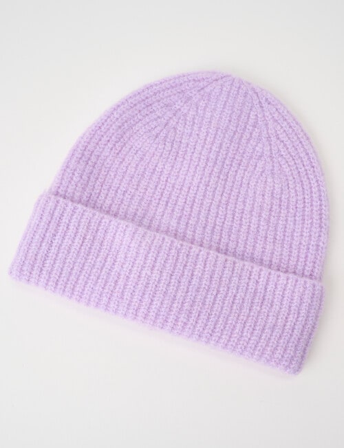 Boston + Bailey Rib Beanie, Lavender product photo