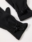 Boston + Bailey Bow Detail Gloves, Black product photo View 02 S