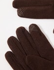 Boston + Bailey Bow Detail Gloves, Chocolate product photo View 03 S