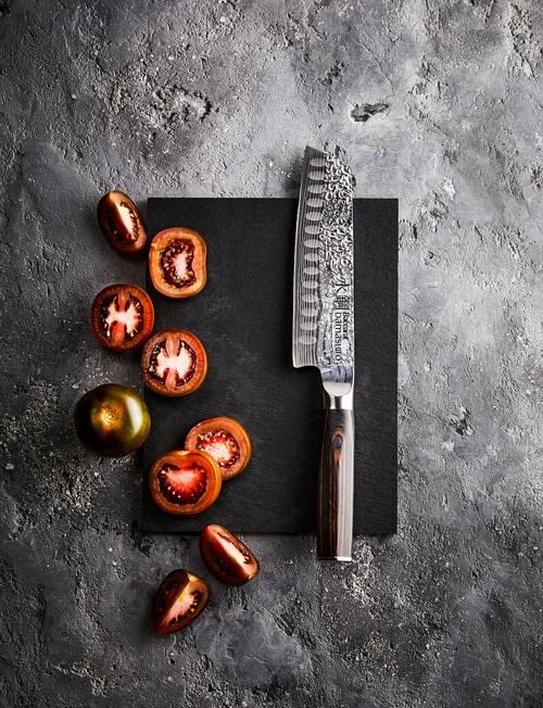 Baccarat Damashiro Emperor Santoku Knife, 17 cm product photo View 02 L