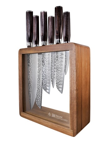 Baccarat Damashiro Emperor Mokuzai Block, 7-Piece product photo