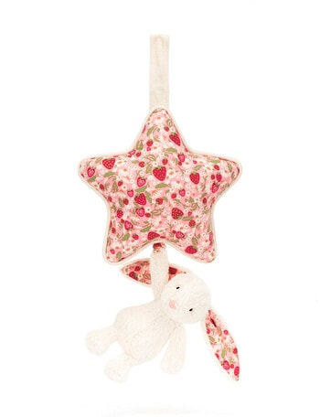 Jellycat Blossom Cream Bunny Music Pull product photo