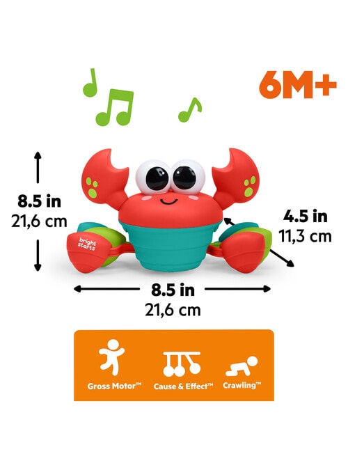 Baby Einstein Crawling Crab Red product photo View 02 L