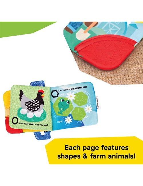 Baby Einstein Shapes at the Farm Teether Book product photo View 11 L