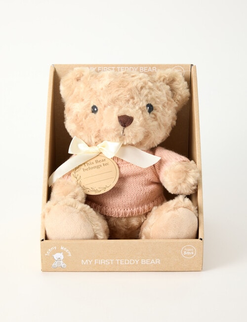 Teeny Weeny My First Teddy Bear, Pink product photo View 02 L