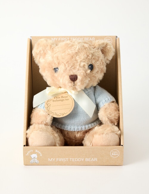Teeny Weeny My First Teddy Bear, Blue product photo View 02 L