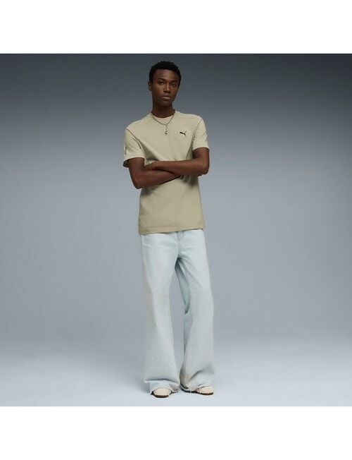 Puma Essential Logo Lab Tee, Grey product photo View 02 L