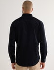 Gasoline Cord Long Sleeve Shirt, Black product photo View 02 S
