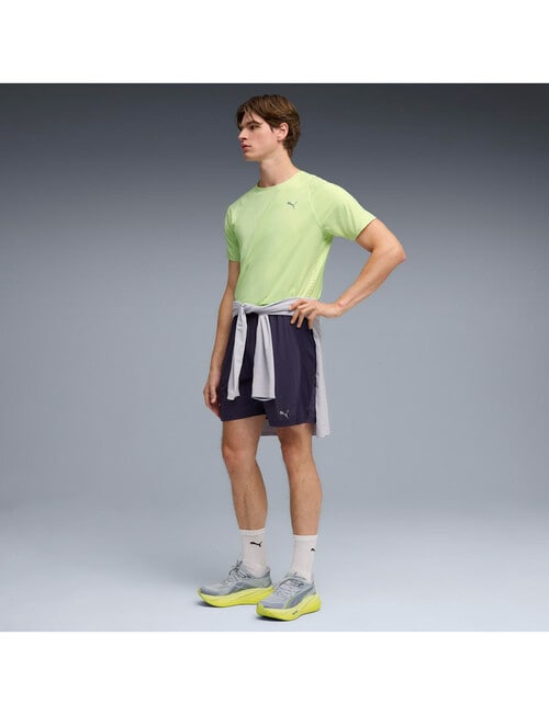 Puma Run Velocity 7" Short, Plum product photo